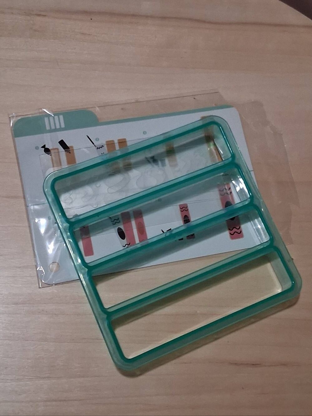 Rectangle Crayon Square Cutter With Stencils